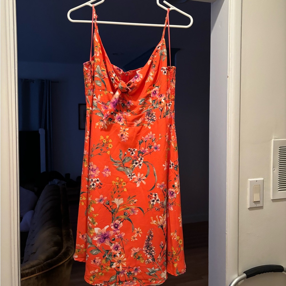 Beautiful and bright colored mini skater dress - perfect for the summer!